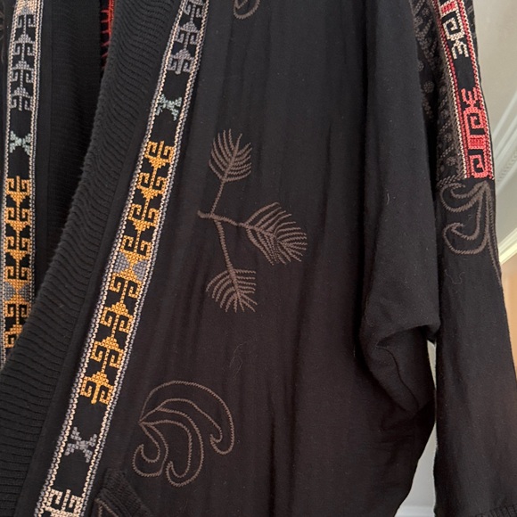 Johnny Was Embroidered Open Cardigan - Picture 3 of 6